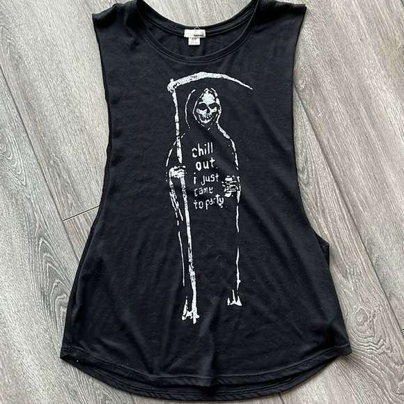 GARAGE | Grim Reaper Muscle Tee - Picture 1 of 5